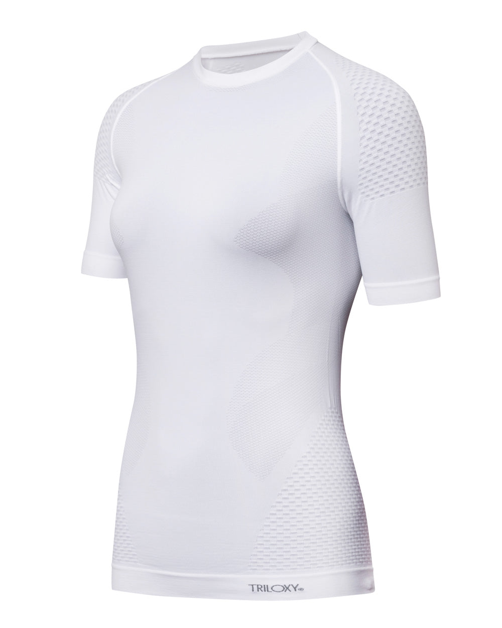 T-shirt FIR lady short sleeves - White - Medical Device triloxy
