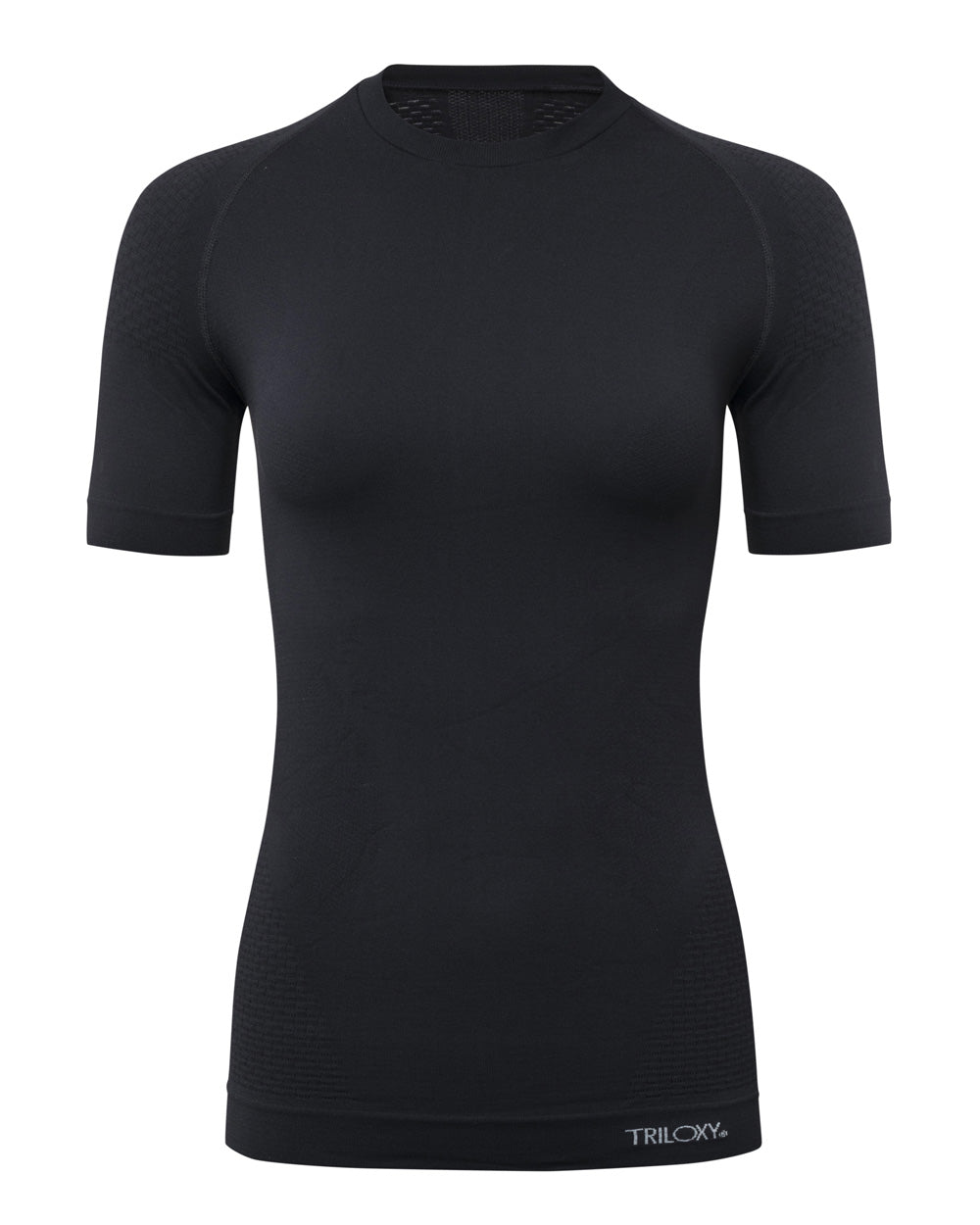 T-shirt FIR lady short sleeves - Black - Medical Device triloxy